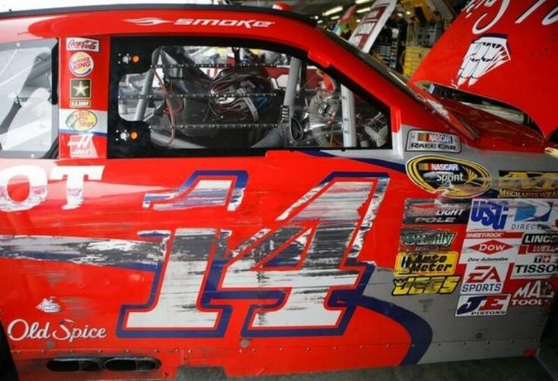 NASCAR race car with number 14