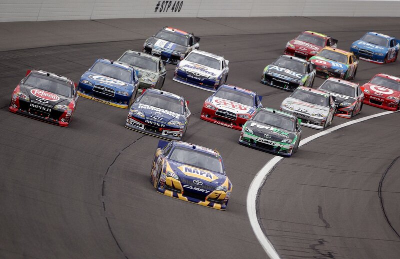NASCAR Race Cars — Blue, Dynamic
