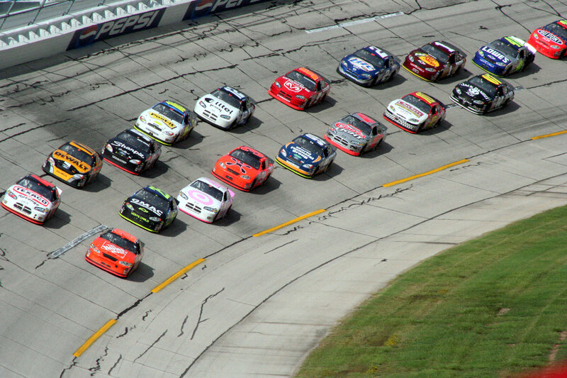 NASCAR Race Cars — Gray, Dynamic