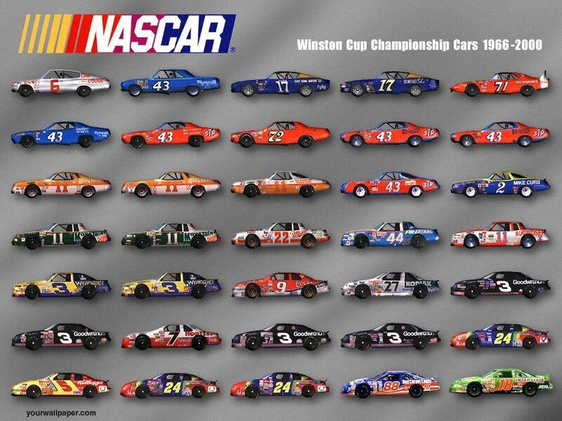 NASCAR Race Cars — Gray