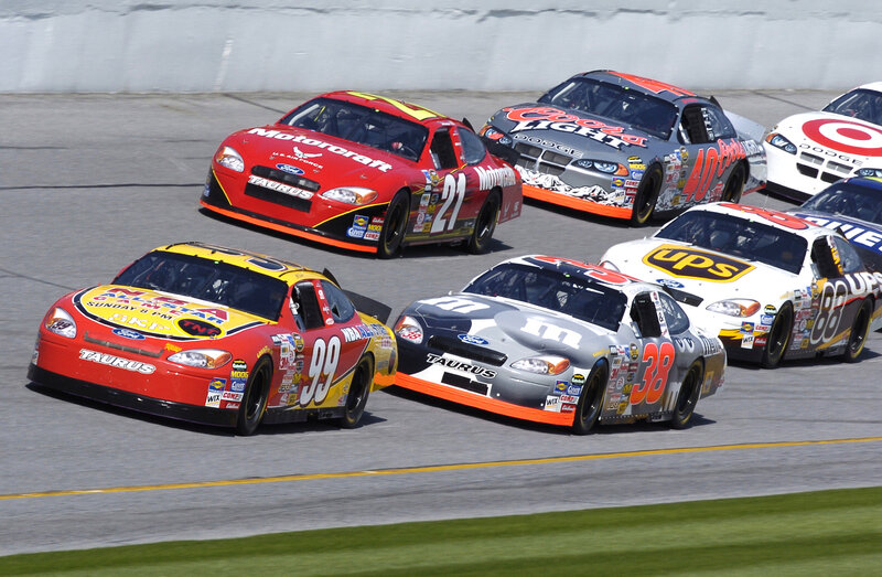 NASCAR Race Cars — Red