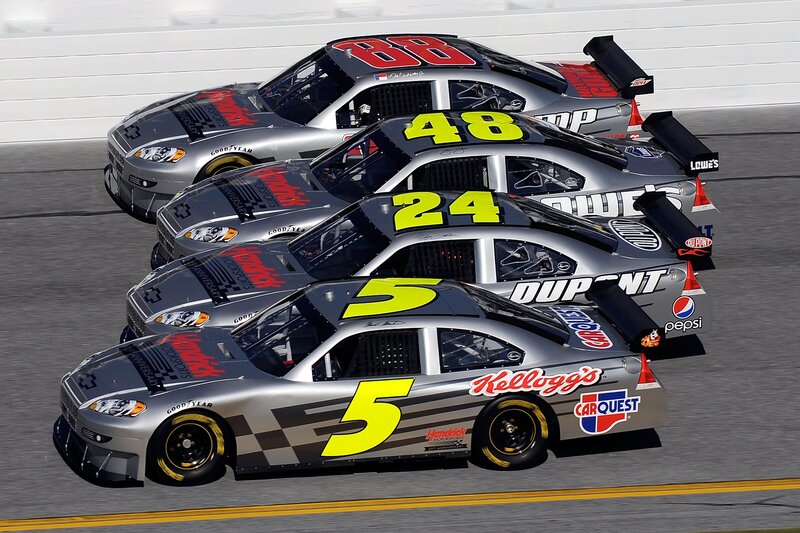 NASCAR Race Cars — Silver