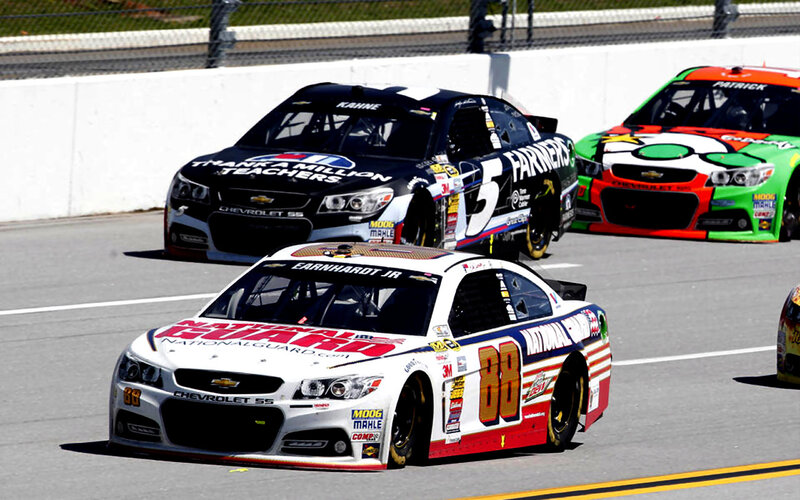 NASCAR Race Cars — White, Competitive