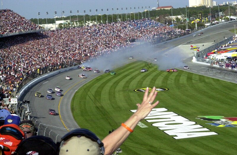 NASCAR Race Crash — Green