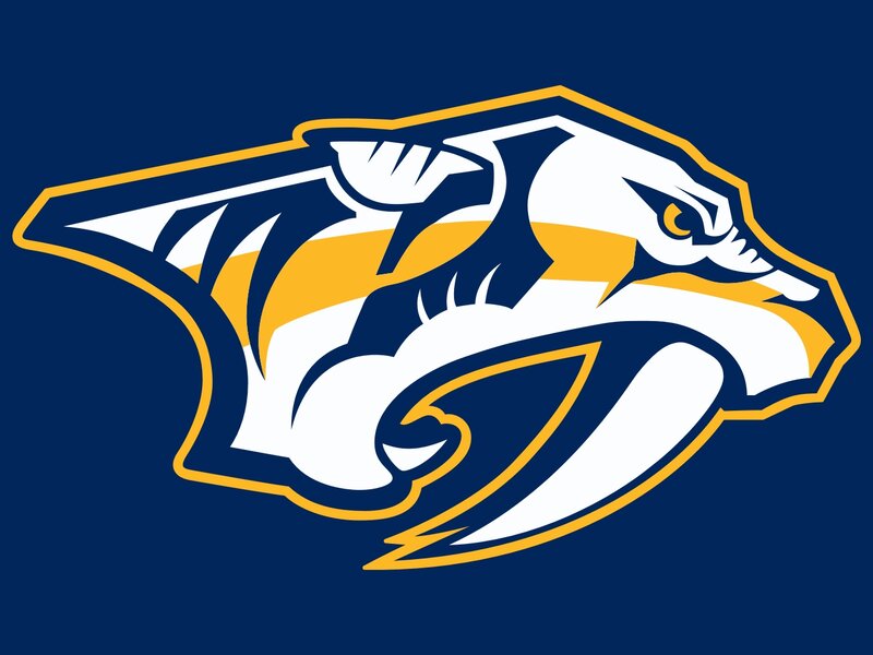 Nashville Predators Logo — Blue