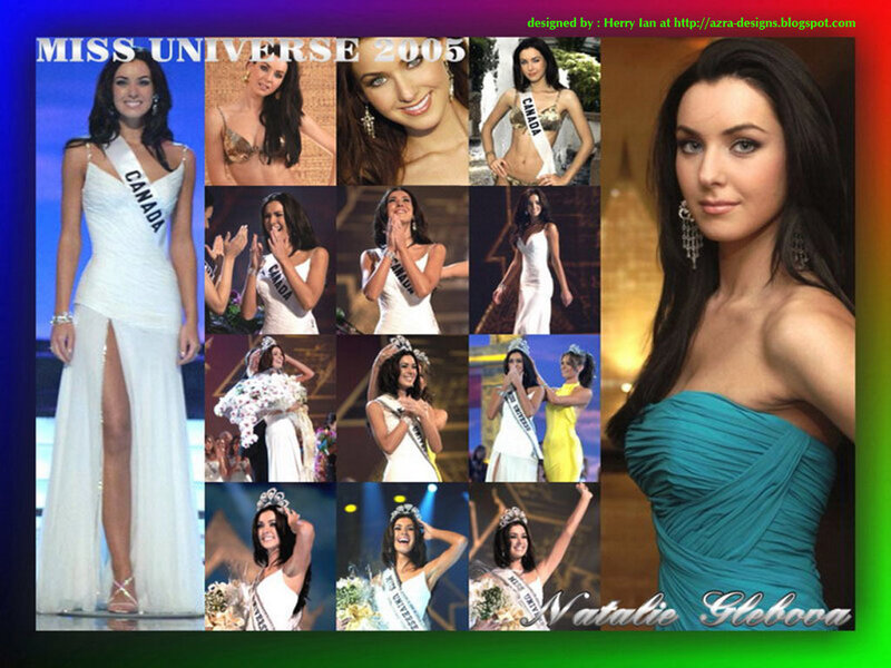 Natalie Glebova in Gown