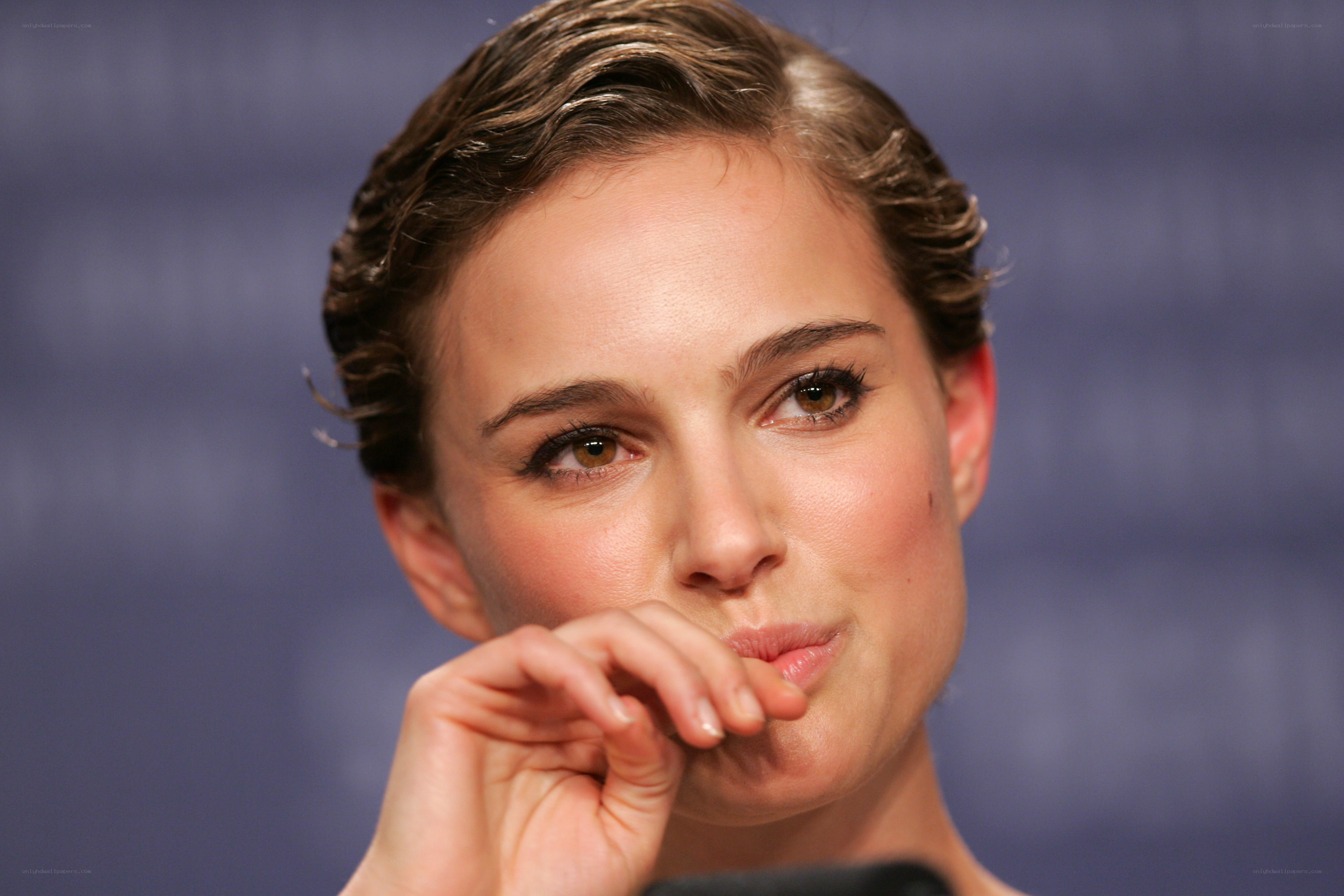 Natalie Portman at a press event