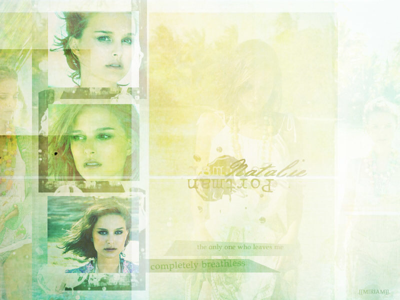 Natalie Portman Collage — Yellow