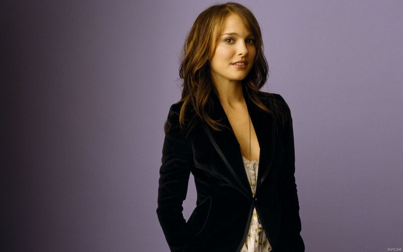 Natalie Portman in a black blazer