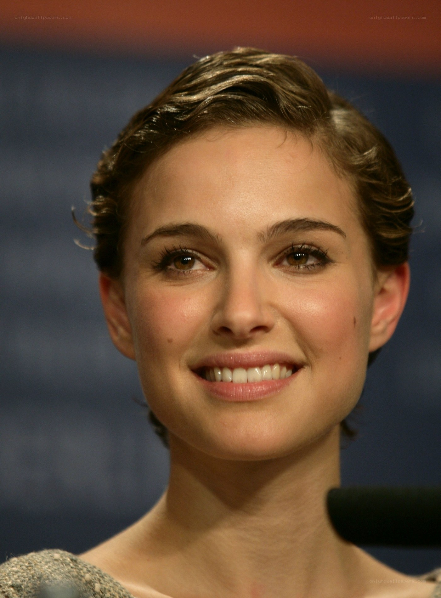 Natalie Portman smiling
