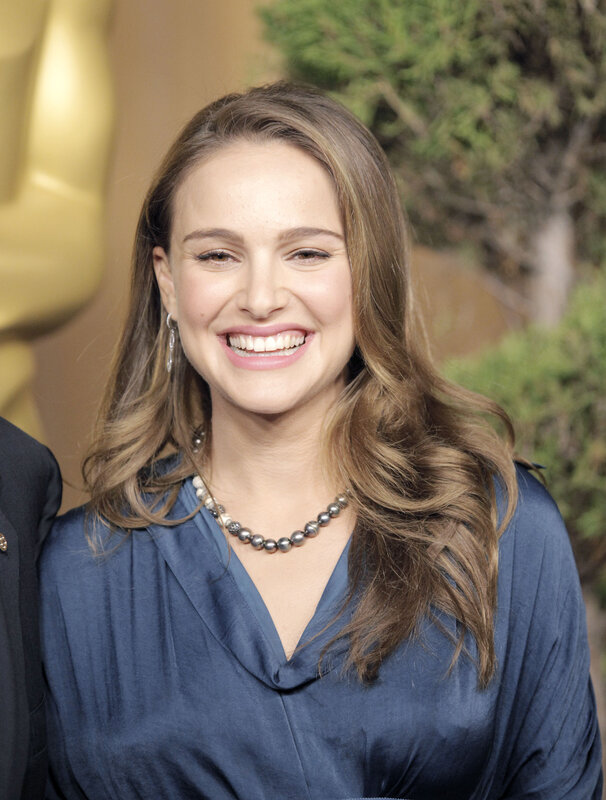 Natalie Portman smiling at event