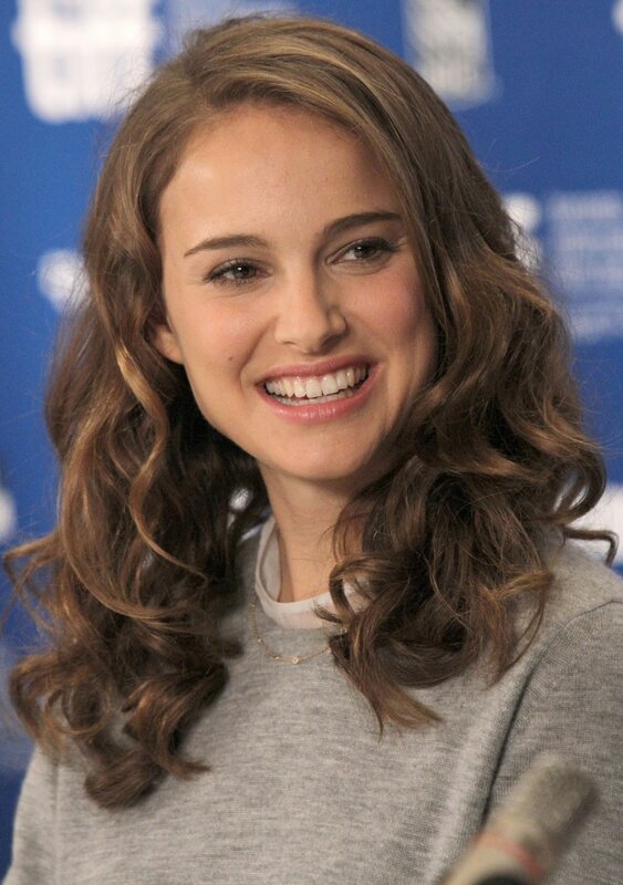 Natalie Portman smiling at event