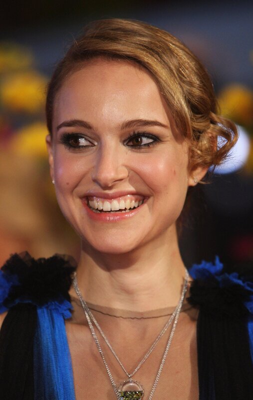 Natalie Portman smiling at event