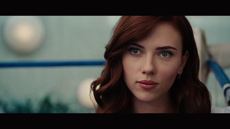 Natasha Romanoff in a close-up