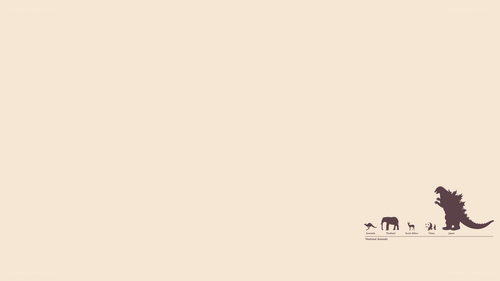 National Animals Comparison