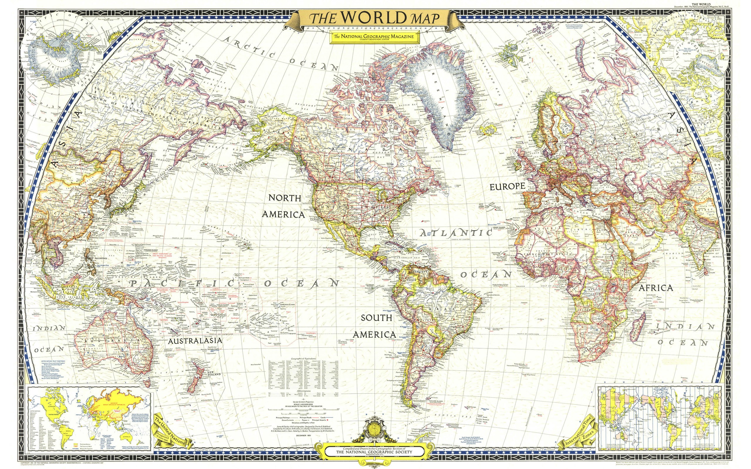 National Geographic World Map