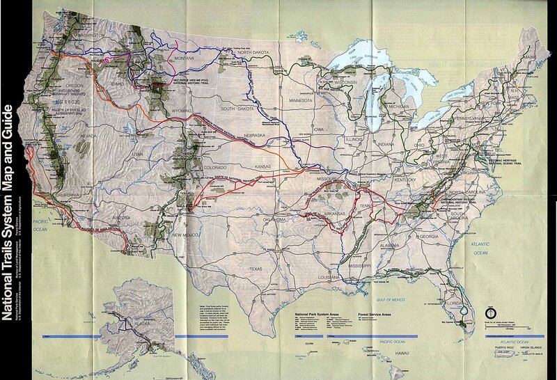 National Trails System Map and Guide