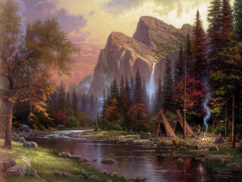 Native American Campsite