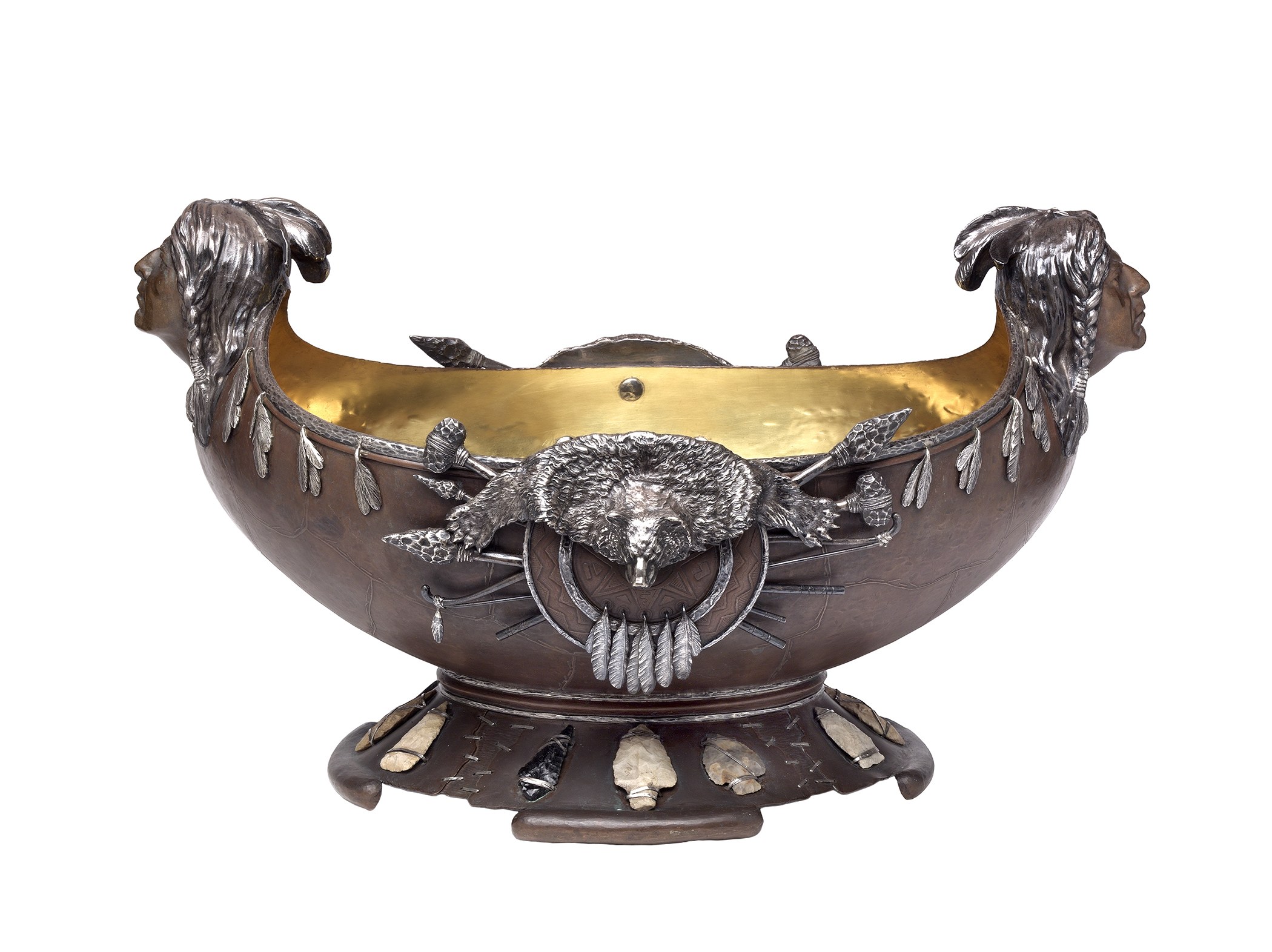 Native American canoe bowl