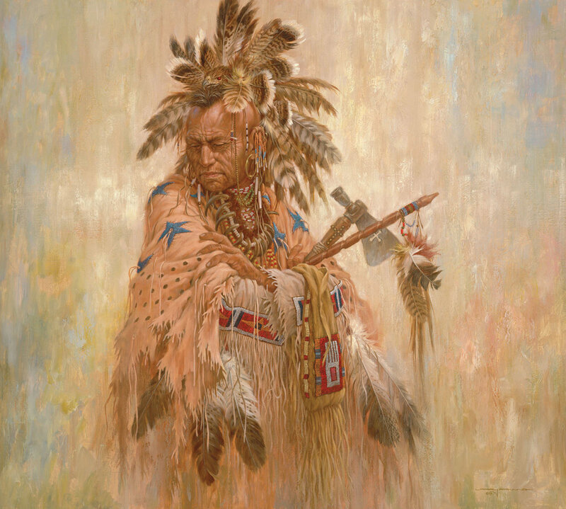 Native American Chief — Brown, Dramatic