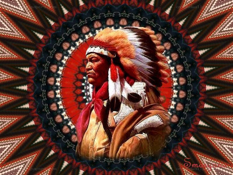 Native American chief portrait