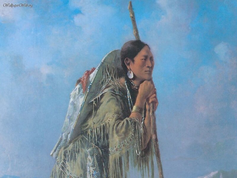 Native American chief portrait