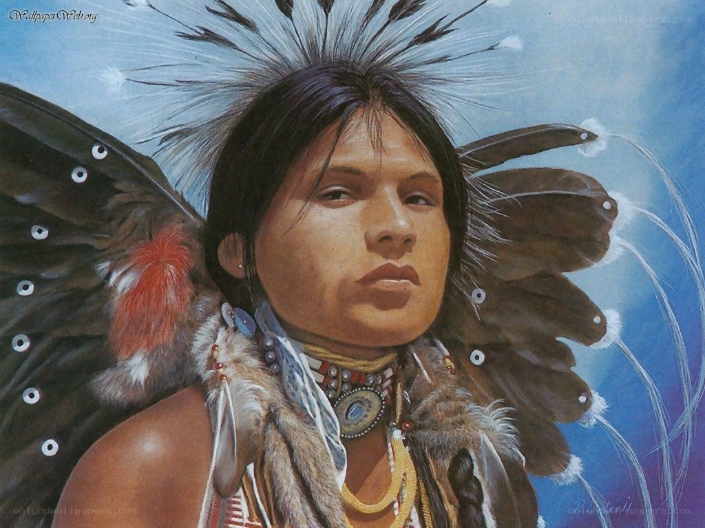 Native American chief portrait