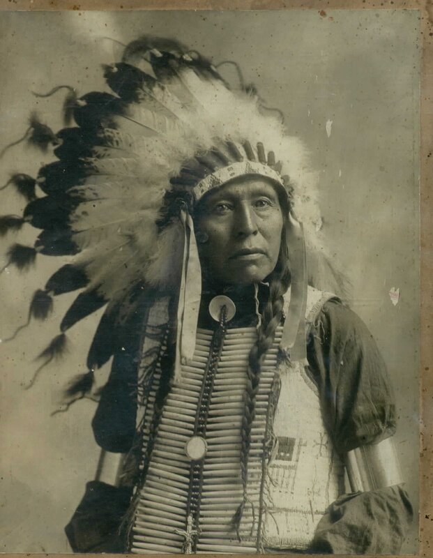 Native American chief portrait