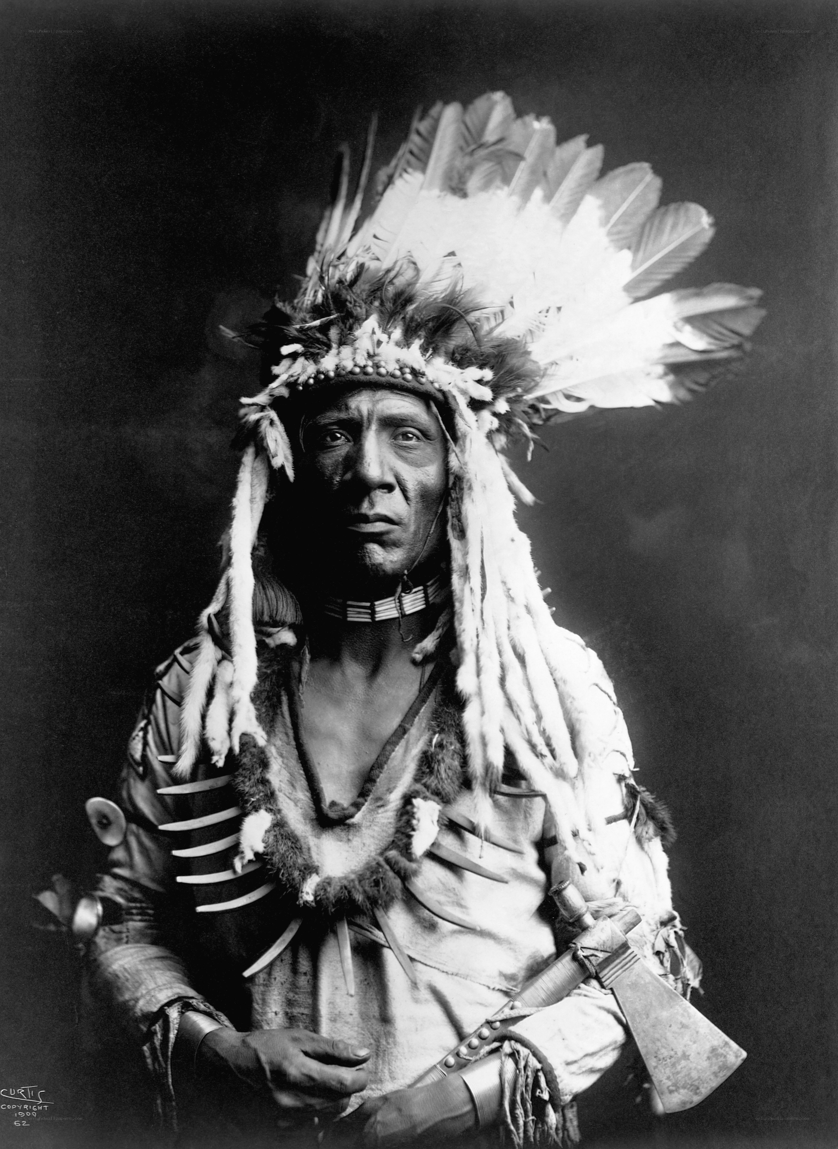 Native American chief portrait