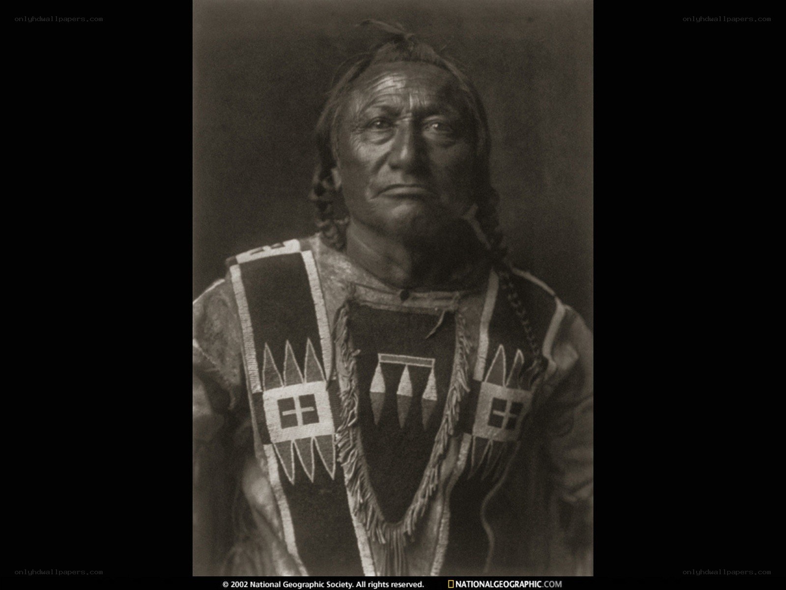 Native American chief portrait