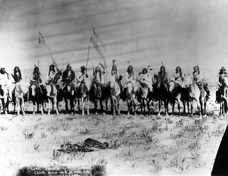 Native American Chiefs on Horseback