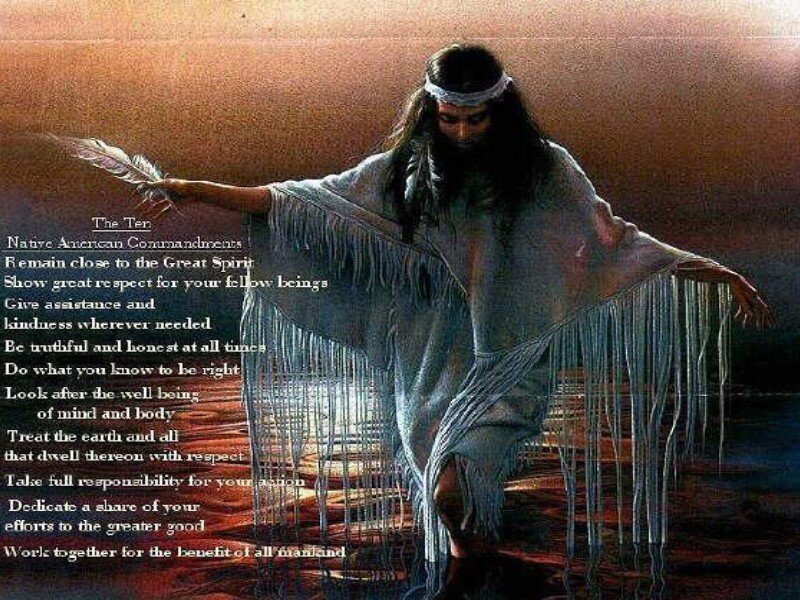 Native American Commandments
