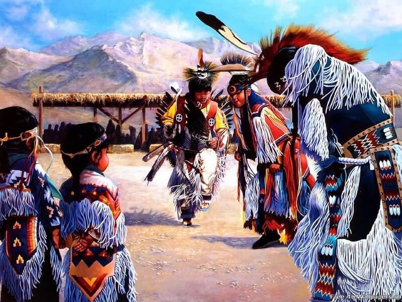 Native American dance ceremony