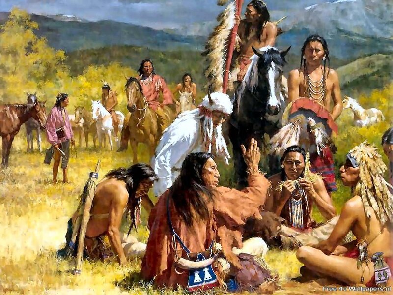 Native American Gathering — Yellow