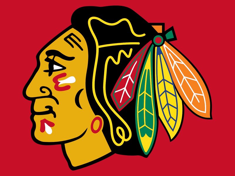 Native American Head Profile — Red