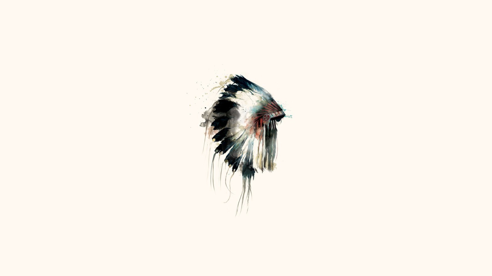 Native American headdress art