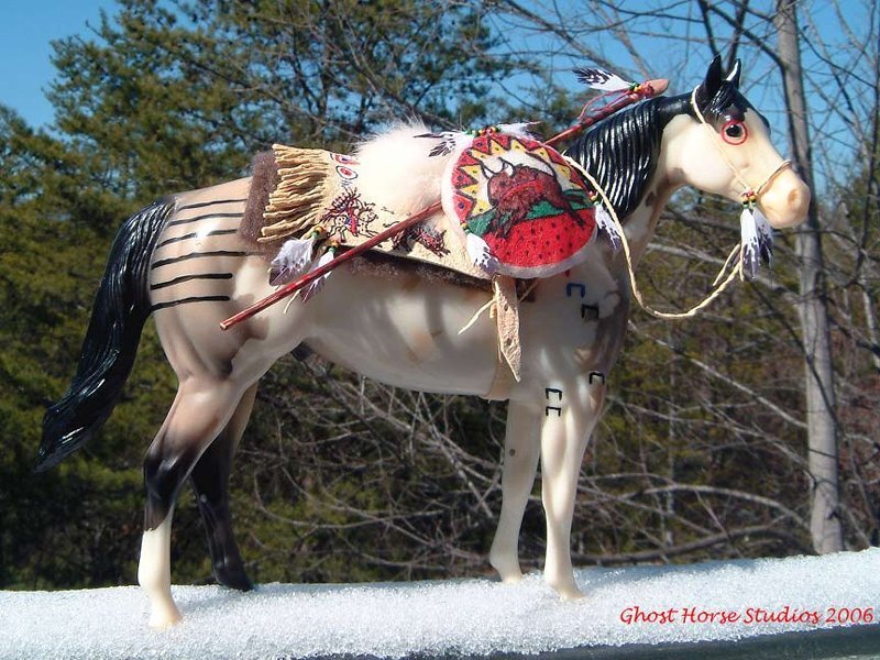 Native American horse figurine