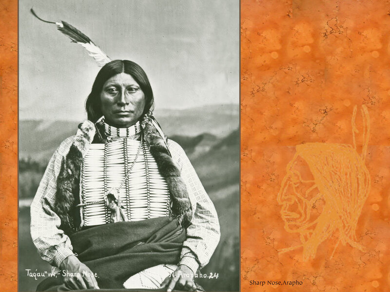 Native American Man — Black