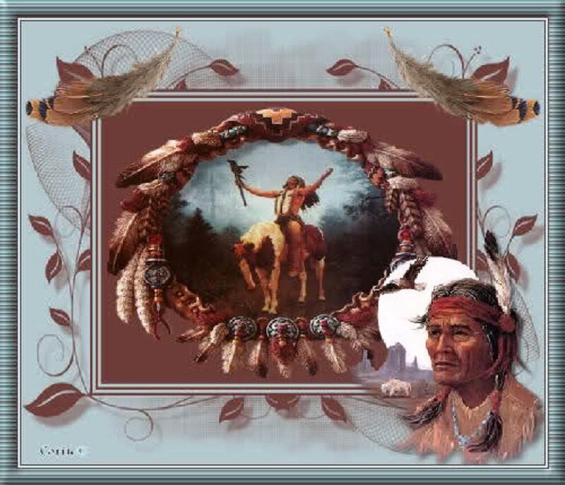 Native American Man Portrait