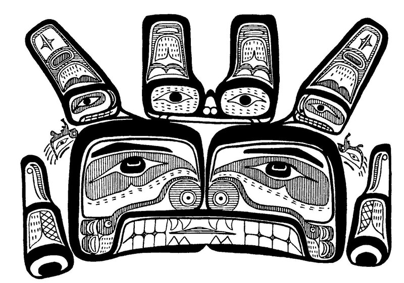 Native American mask art