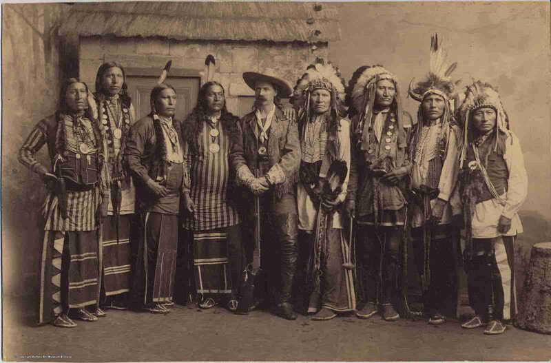 Native American Men in Traditional Attire