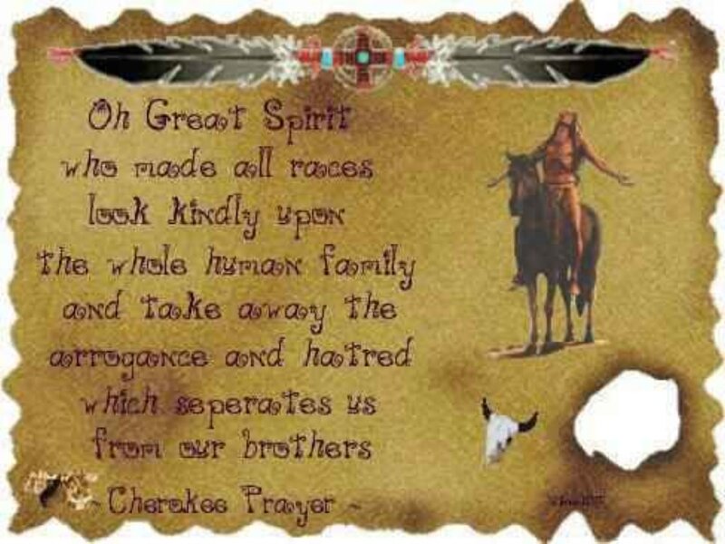Native American on Horse — Brown, Serene