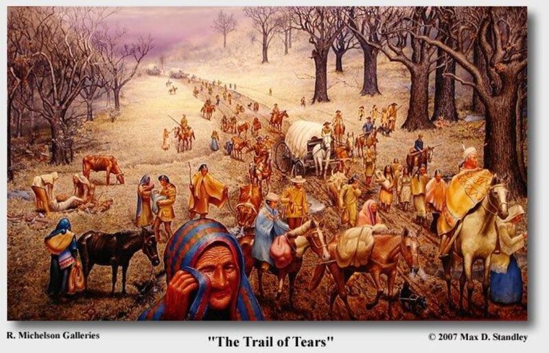 Native American People on March