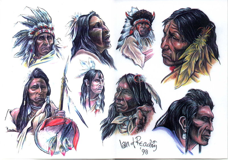 Native American Portraits — Black