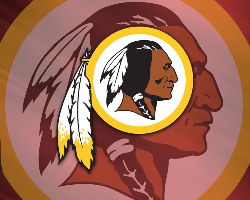 Native American Profile — Red, Dramatic