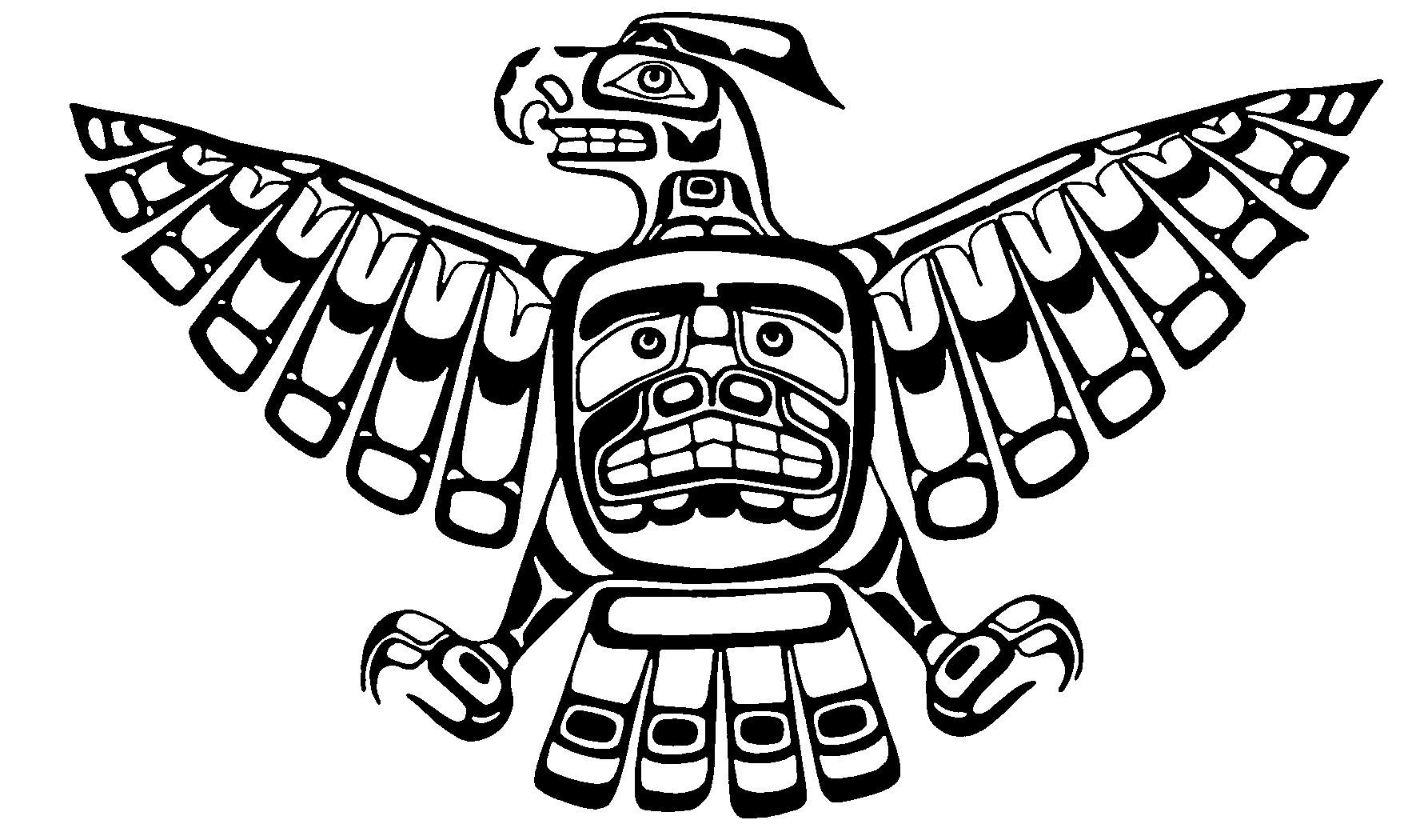 Native American totem art
