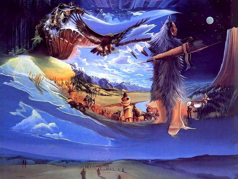 Native American vision quest