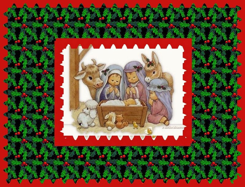 Nativity Scene Illustration