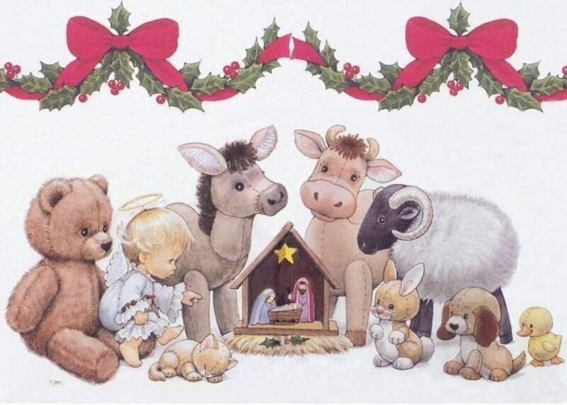 Nativity Scene with Animals
