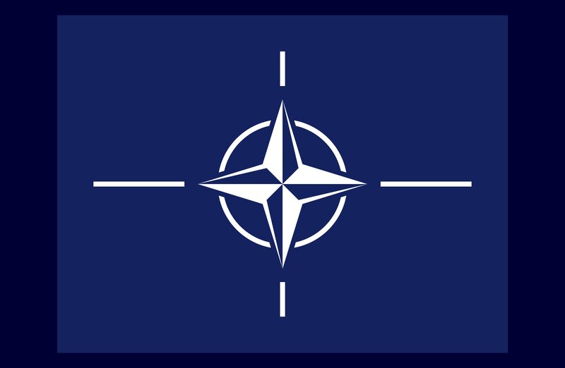 NATO Flag — Blue, Formal